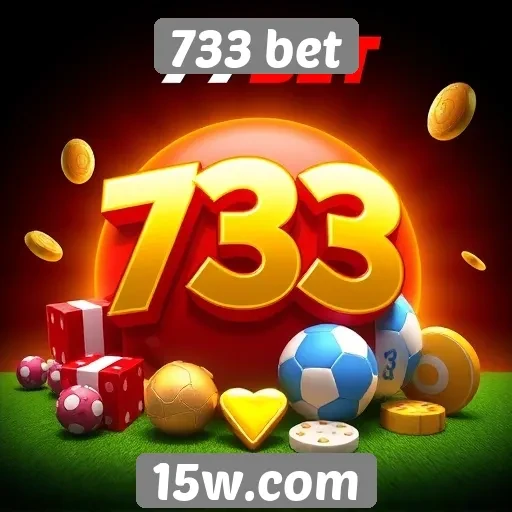 Variedade de jogos disponíveis na plataforma 733 bet